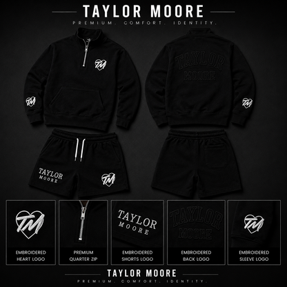 Men’s Quarter zip short set